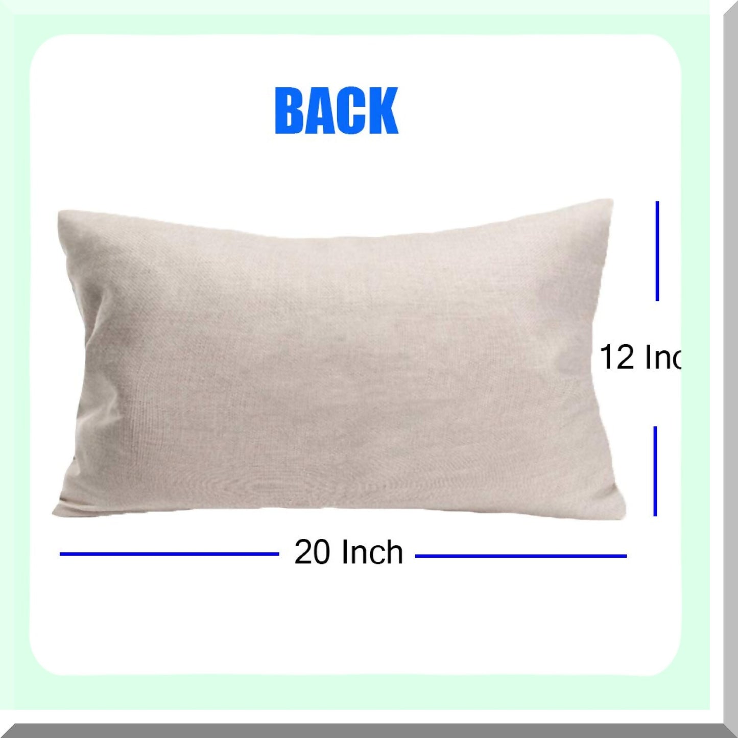 Vintage Farmhouse Home Sweet Home Pillow Cover - 12x20 Inch Cotton Linen Throw Pillow Case for Sofa Couch - Country Decorative Cushion Cover