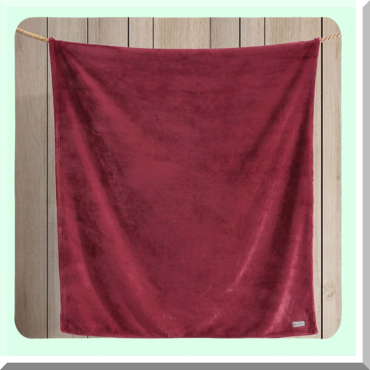 CozyLux Ultra Soft Plush Throw Blanket - All Season Bedding, Solid Red, 50x60