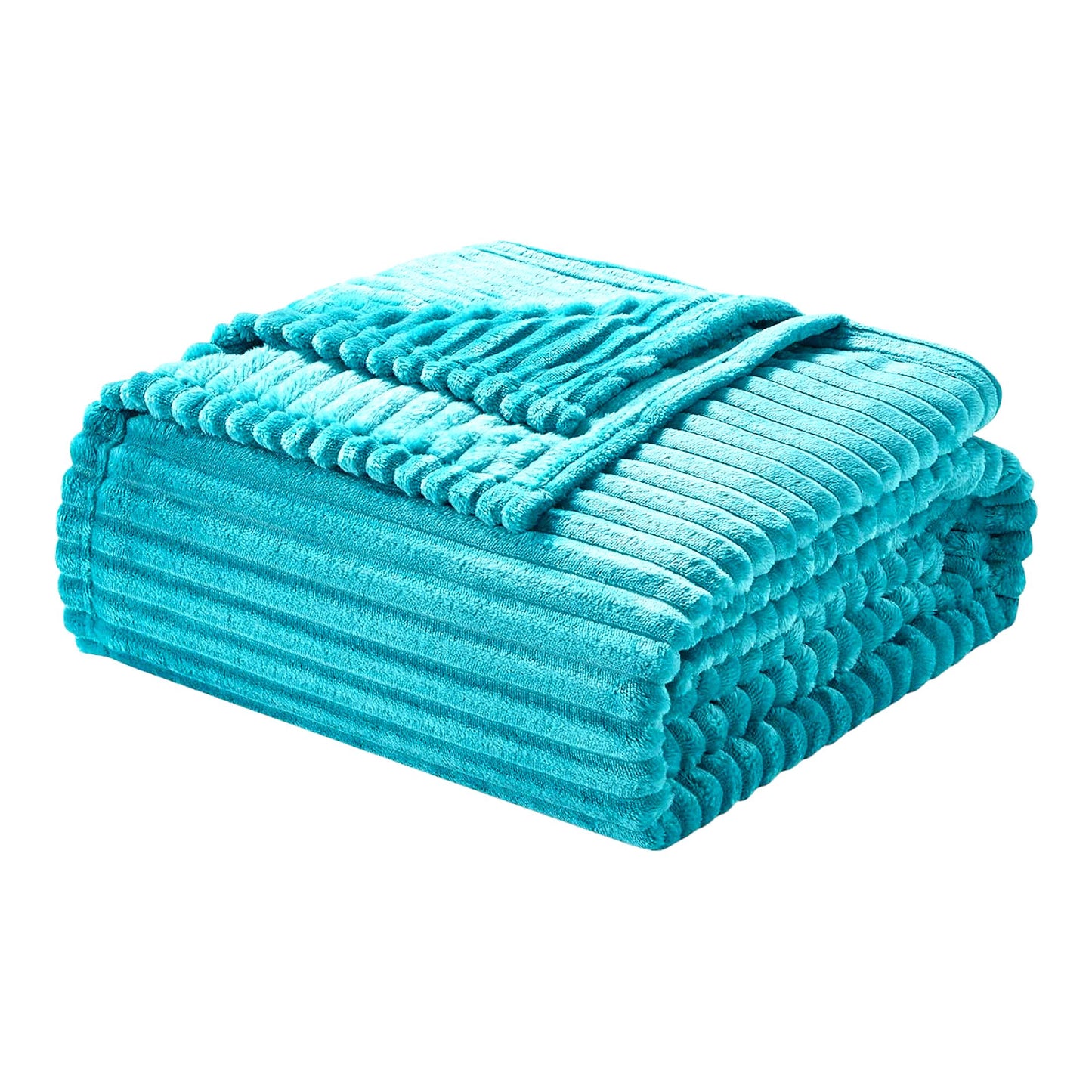 UltraCozy Teal Fleece Blanket - Warm, Lightweight, Plush, and Fuzzy Bed Blanket, 108 x 90 Inches