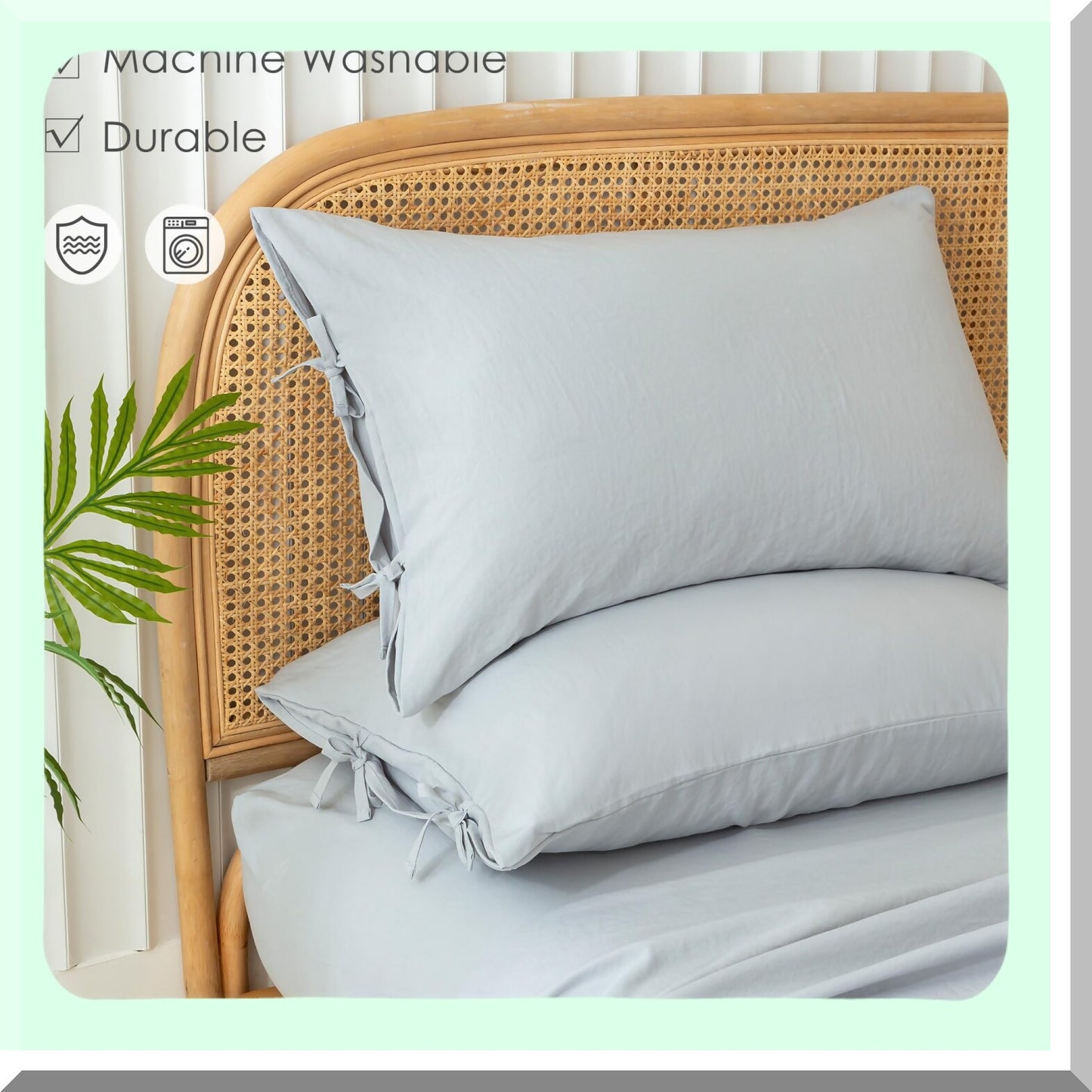 Luxury Grey Queen Bedding Set - Super Soft Polycotton Sheets & Pillowcases - Hotel Quality Warmth Tech - All Seasons Cozy Comfort - Deep Pocket Fit