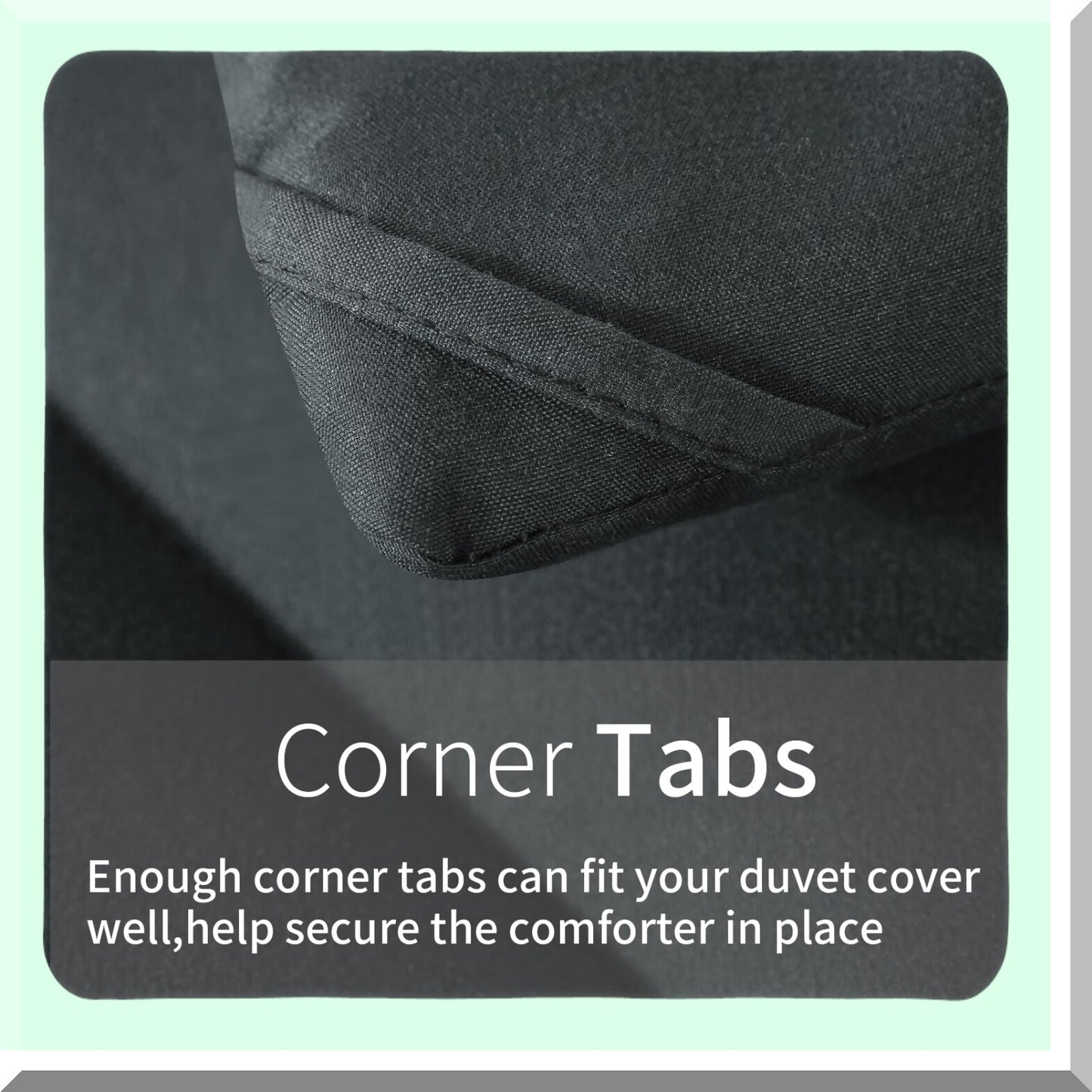 Luxury Down Alternative Comforter Set - Queen Size Bedding with 2 Pillow Shams - All Season Lightweight Bed Comforters - Machine Washable - Dark Grey