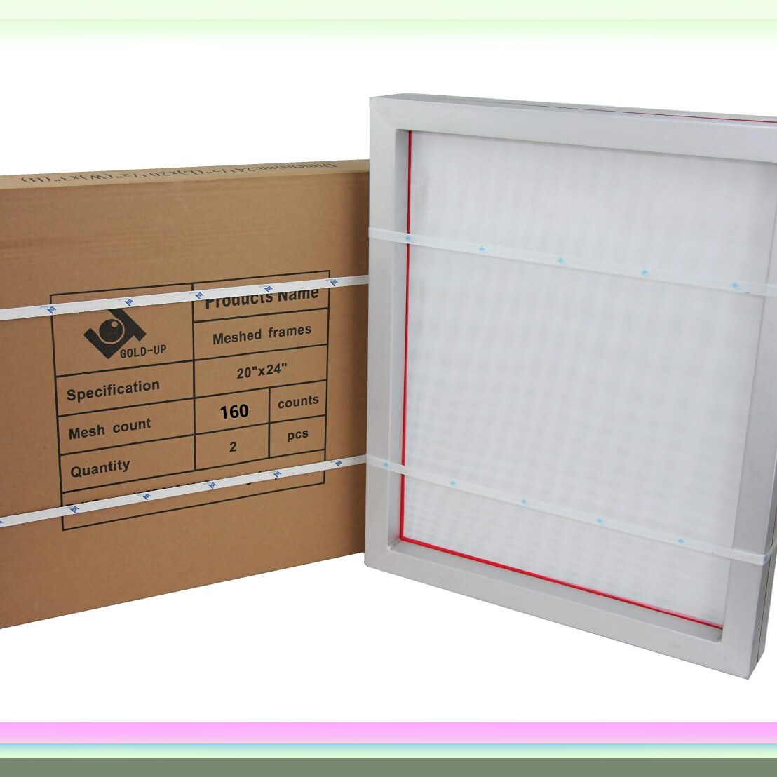 SilkMaster Aluminum Mesh Frames 20x24 2 Pack
