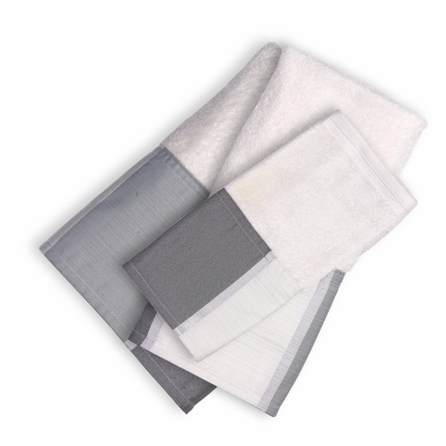 Modern Line 3-Piece Cotton Towel Set