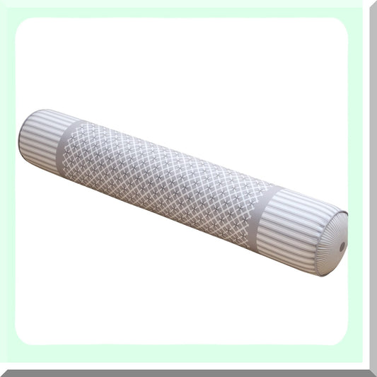 CozySleep Body Cylinder Pillow - 47in x 7.8in Full Body Pillow for Adults, Detachable Cover, Hugging Pillow for Sleeping, Grey Color