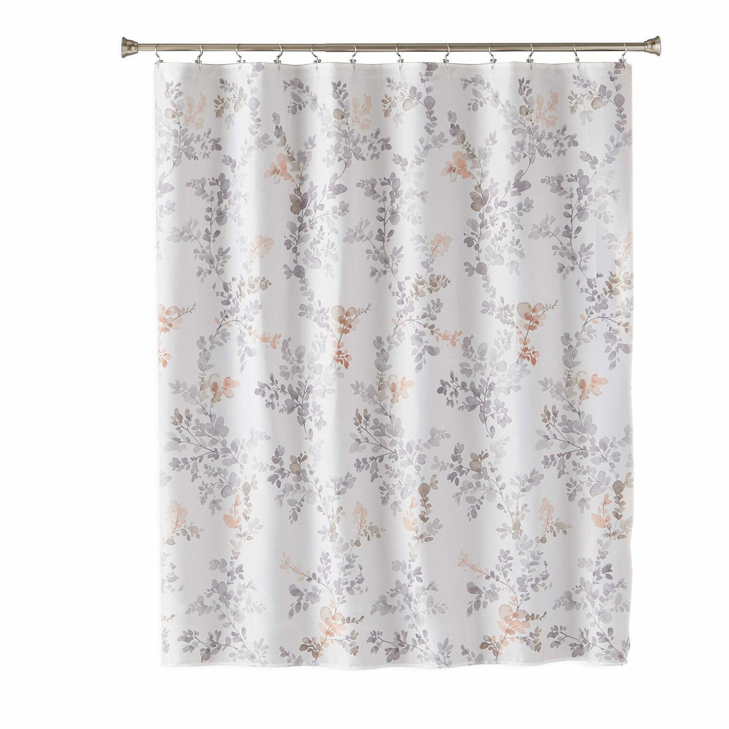 Greenhouse Leaves Fabric Shower Curtain 70x72 Inches