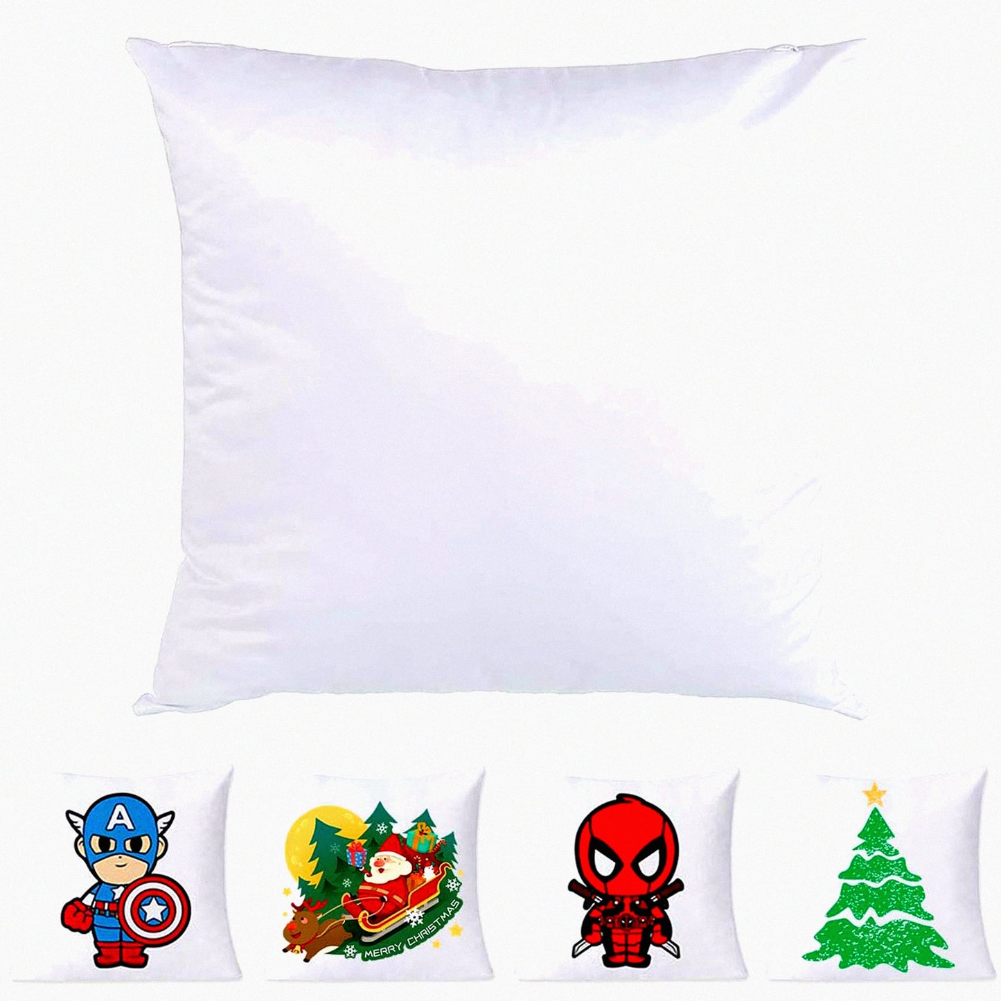 SubliPrint Fashion Pillow Covers - DIY DTF Printing Cushion Cases (10 Pack)