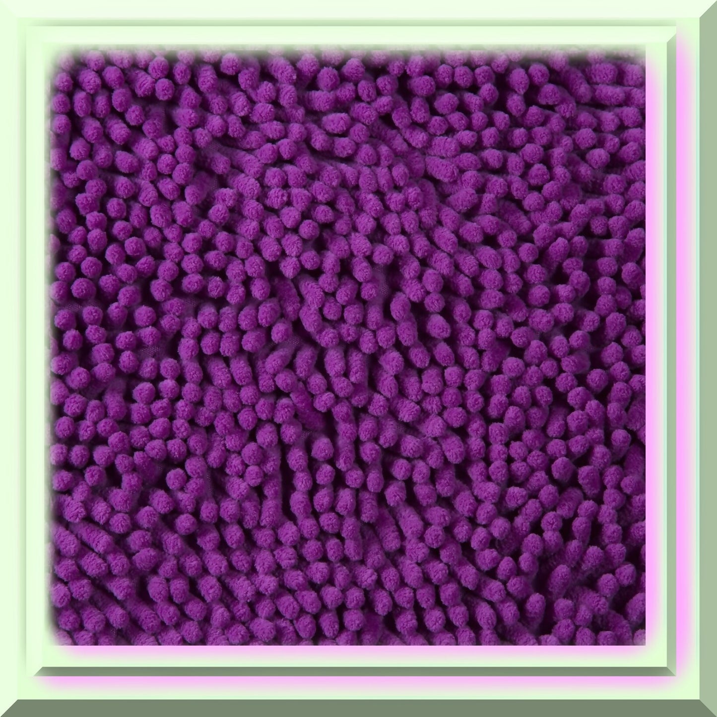 2-Piece Memory Foam Bathroom Rug Set Purple
