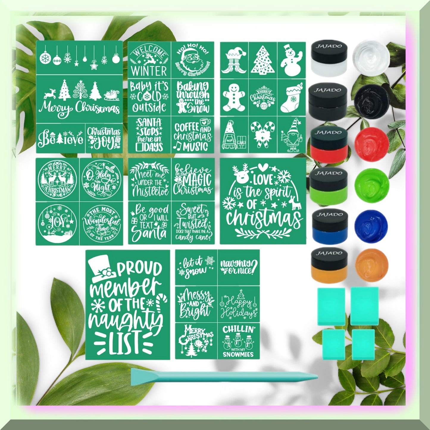 Winter Wonderland Chalk Craft Kit 20 Pcs