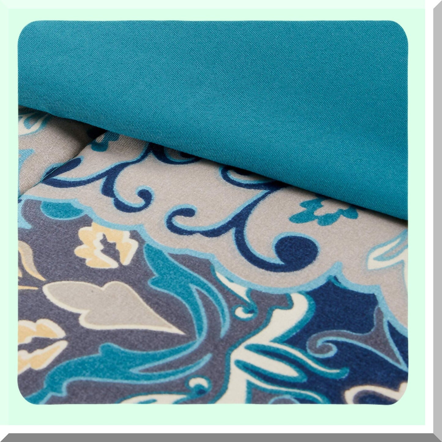 Elegant Granada Reversible Comforter Set - Luxurious Microfiber Bedding Collection with Printed Sheets, Shams, and Pillow - Top Quality Bed Set