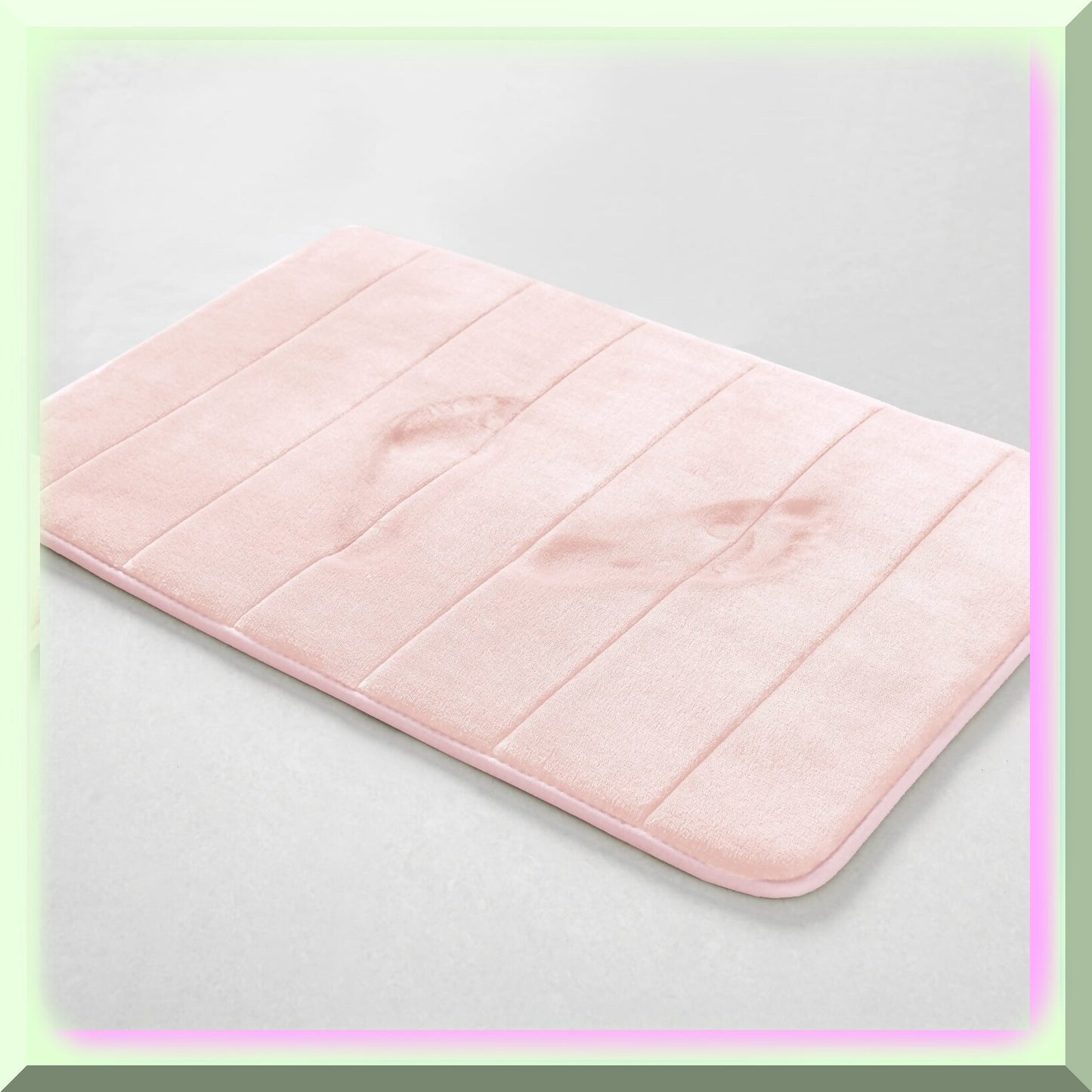 15 Piece Bathroom Shower Curtain Set with Memory Foam Rugs