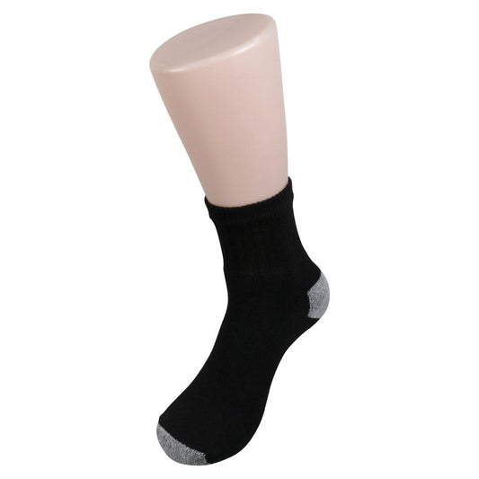 Juncture Mens Full Cushion Quarter Socks, Sizes 10-13, 2-Pair Packs (Pack of 36)