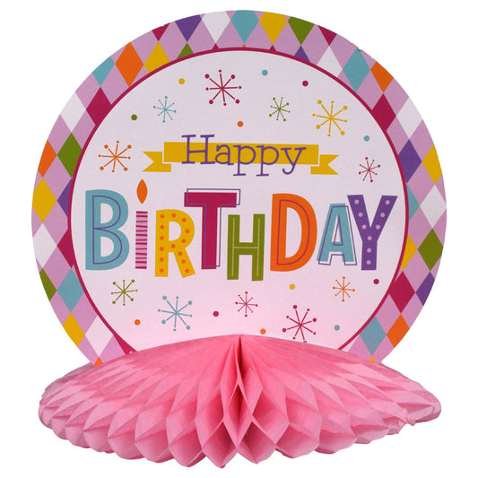 Happy Birthday Diamond Party Centerpieces, 10 in. (Pack of 24)