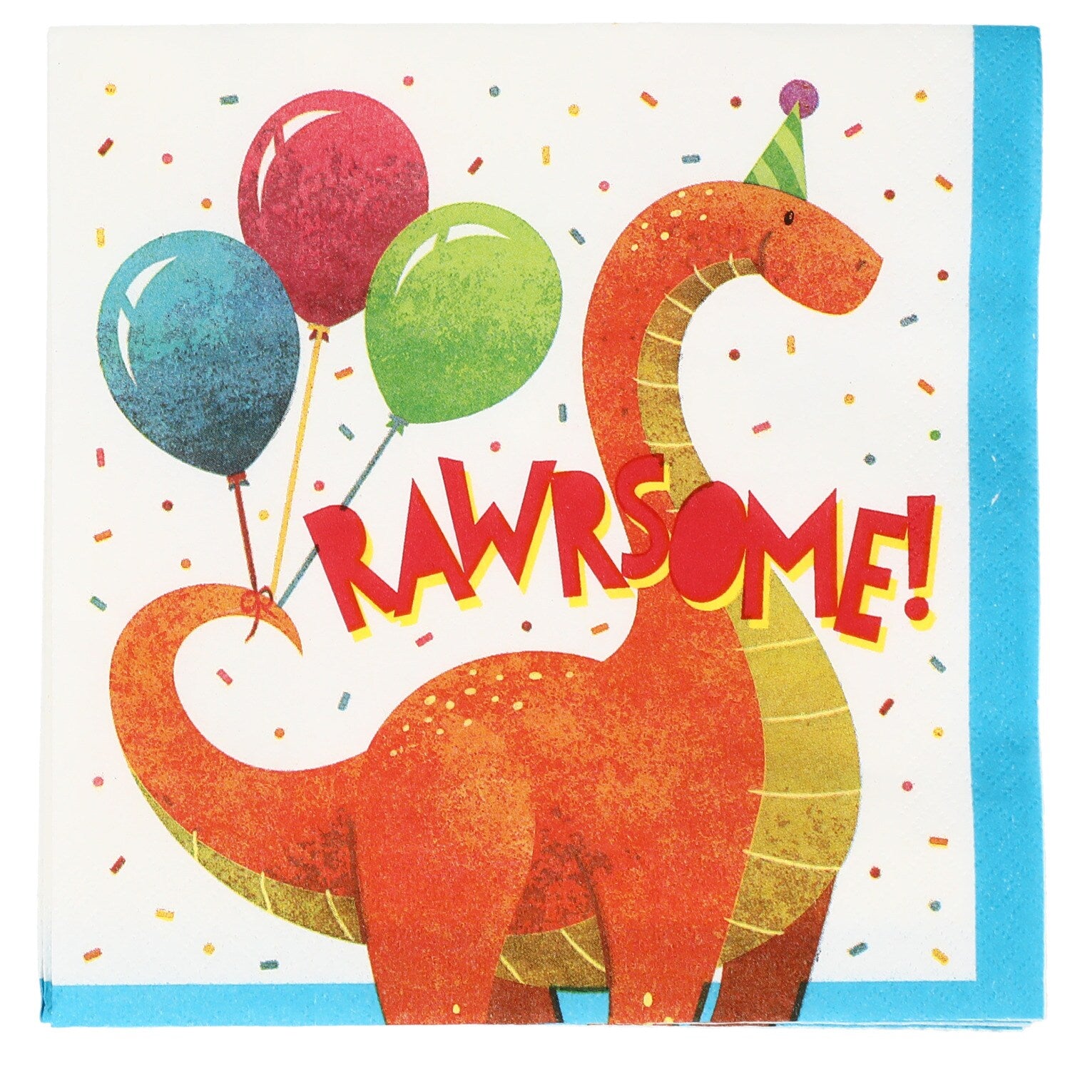 Dinosaur Party 6.5-in. Lunch Napkins, 20-ct. Packs (Pack of 12)