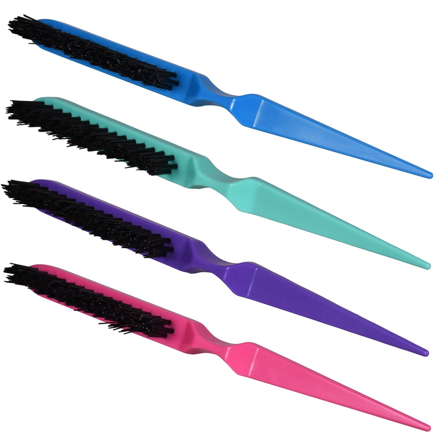 Colored Teasing Hair Brushes, 8.125x1 in. (Pack of 24)
