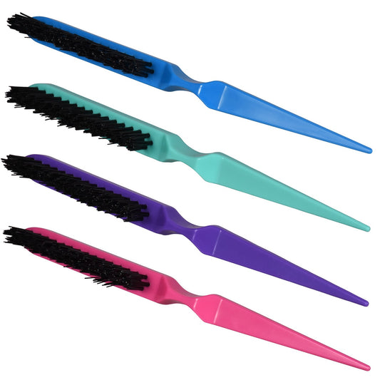 Colored Teasing Hair Brushes, 8.125x1 in. (Pack of 24)