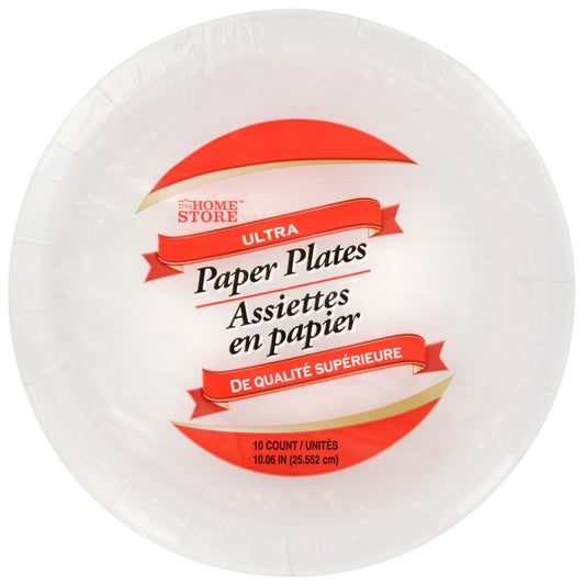 The Home Store Ultra Paper Plates, 10-ct. Packs (Pack of 24)