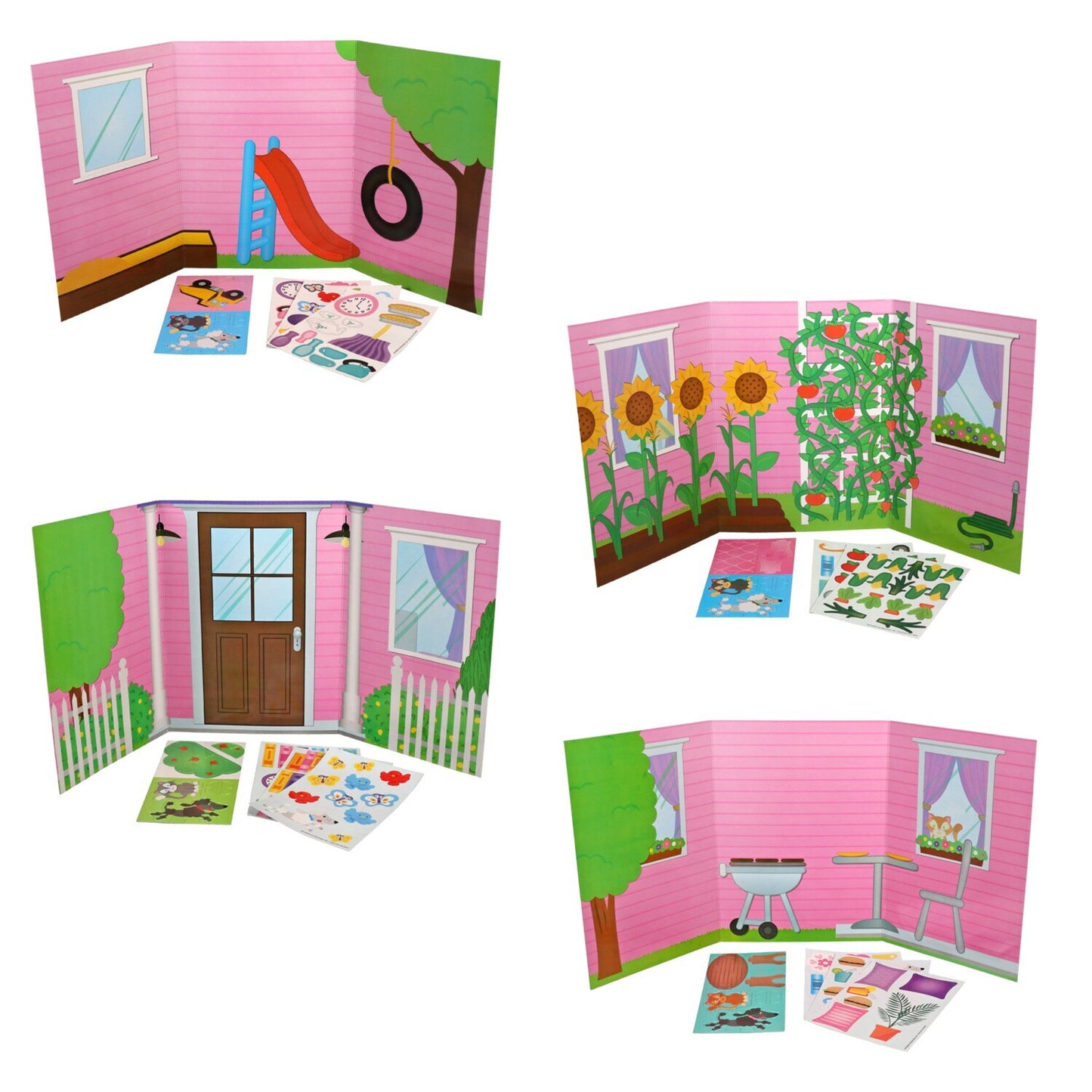 Doll House Play Kits for Kids (Pack of 24)