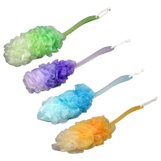 April Bath & Shower Bath Brushes with Handles, 17.5 in. (Pack of 48)