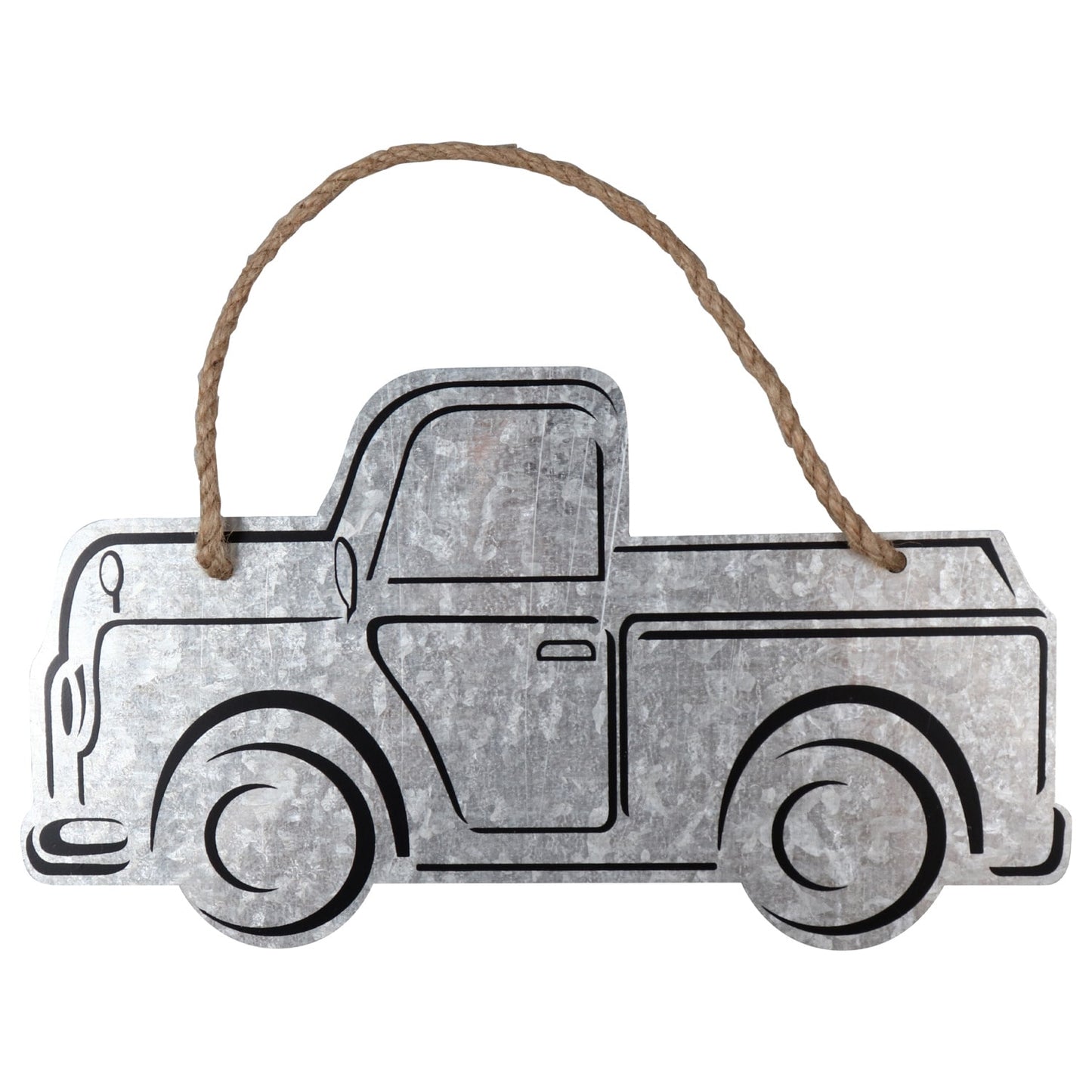 Galvanized Metal Truck Shaped Hanging Wall Decor, 7x7 in. (Pack of 36)