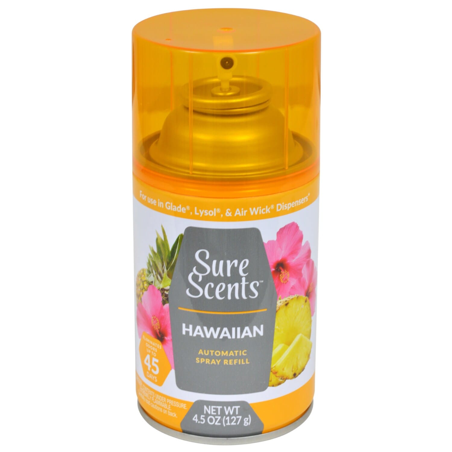 Sure Scents Hawaiian Mist Automatic Air Freshener Refills, 4.5 oz. (Pack of 12)