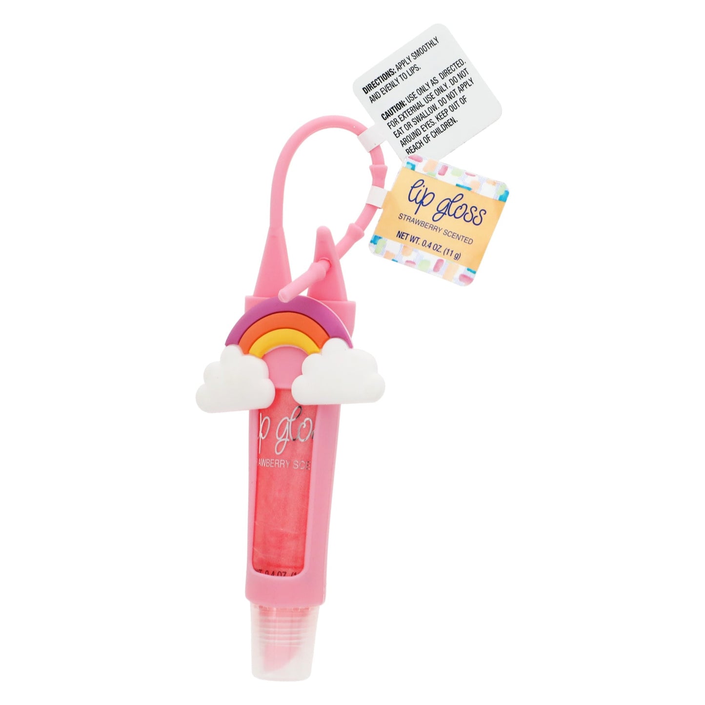 Lip Glosses with Fun Silicone Holders, 0.4-oz. Tubes (Pack of 36)