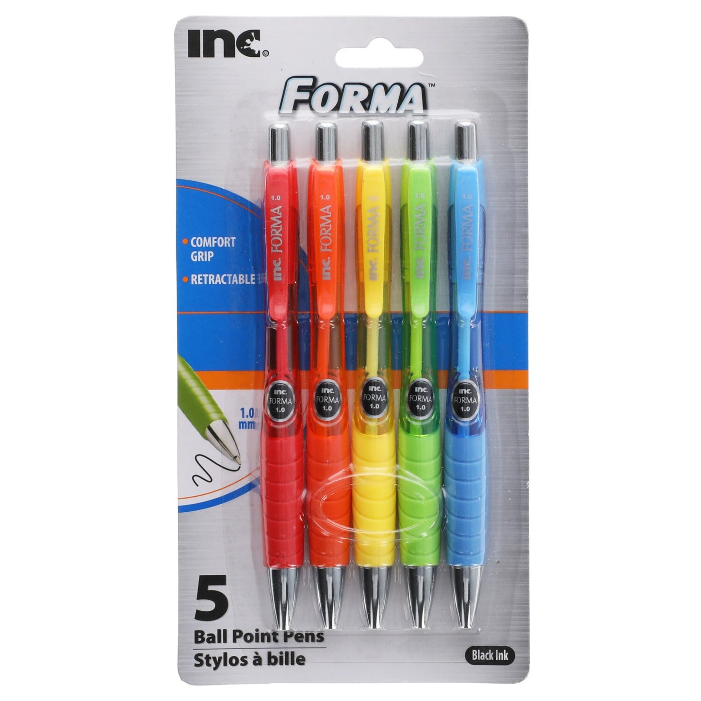 Rainbow Colored Ballpoint Pens, 5-ct. Packs (Pack of 36)