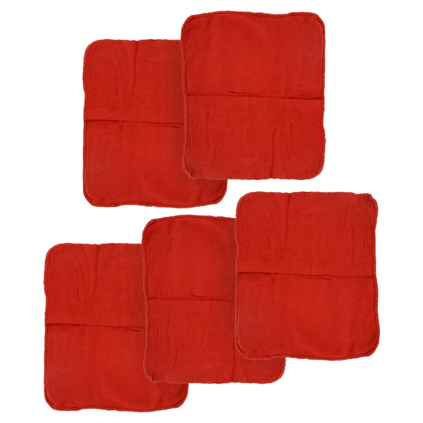 Driver's Choice Red Cotton Shop Towels, 5-ct. Packs (Pack of 36)
