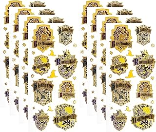 Set of 8 Harry Potter Hogwarts House Crest Stickers