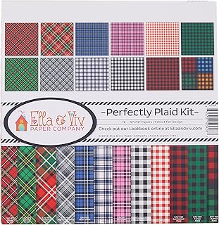 Perfectly Plaid Scrapbook Collection Kit