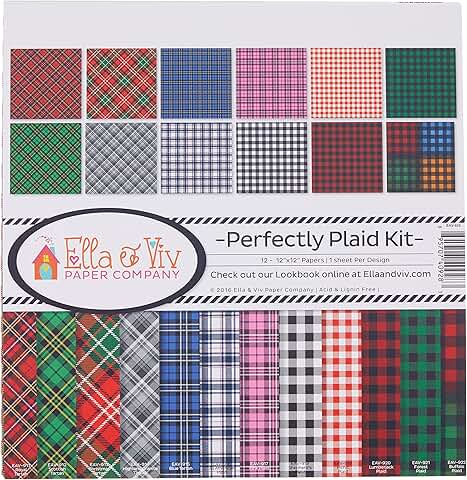 Perfectly Plaid Scrapbook Collection Kit