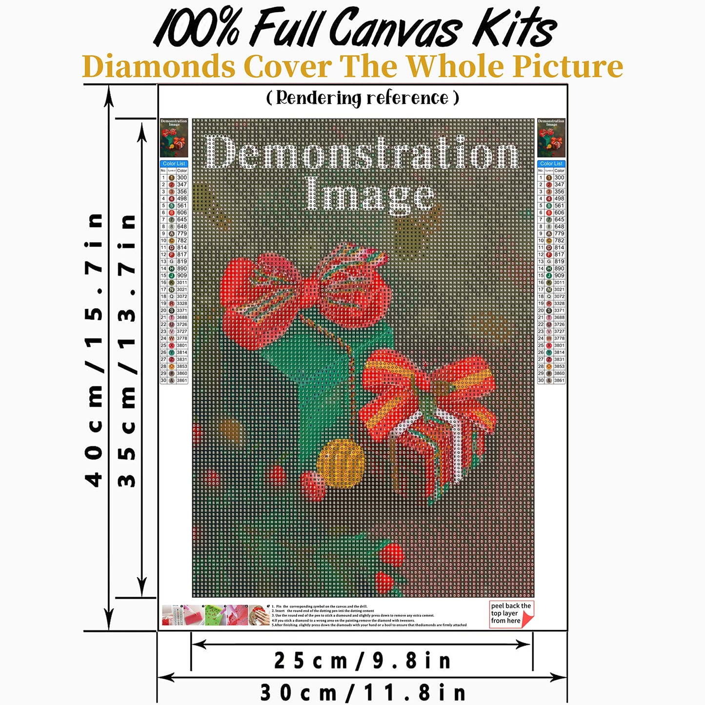 Black Bear Diamond Painting Kit 8x12 inch