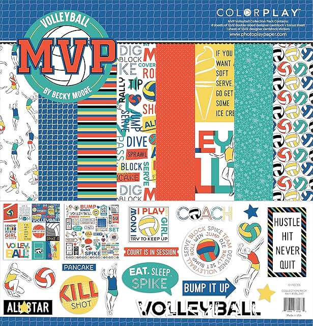 Colorful Volleyball Collection
