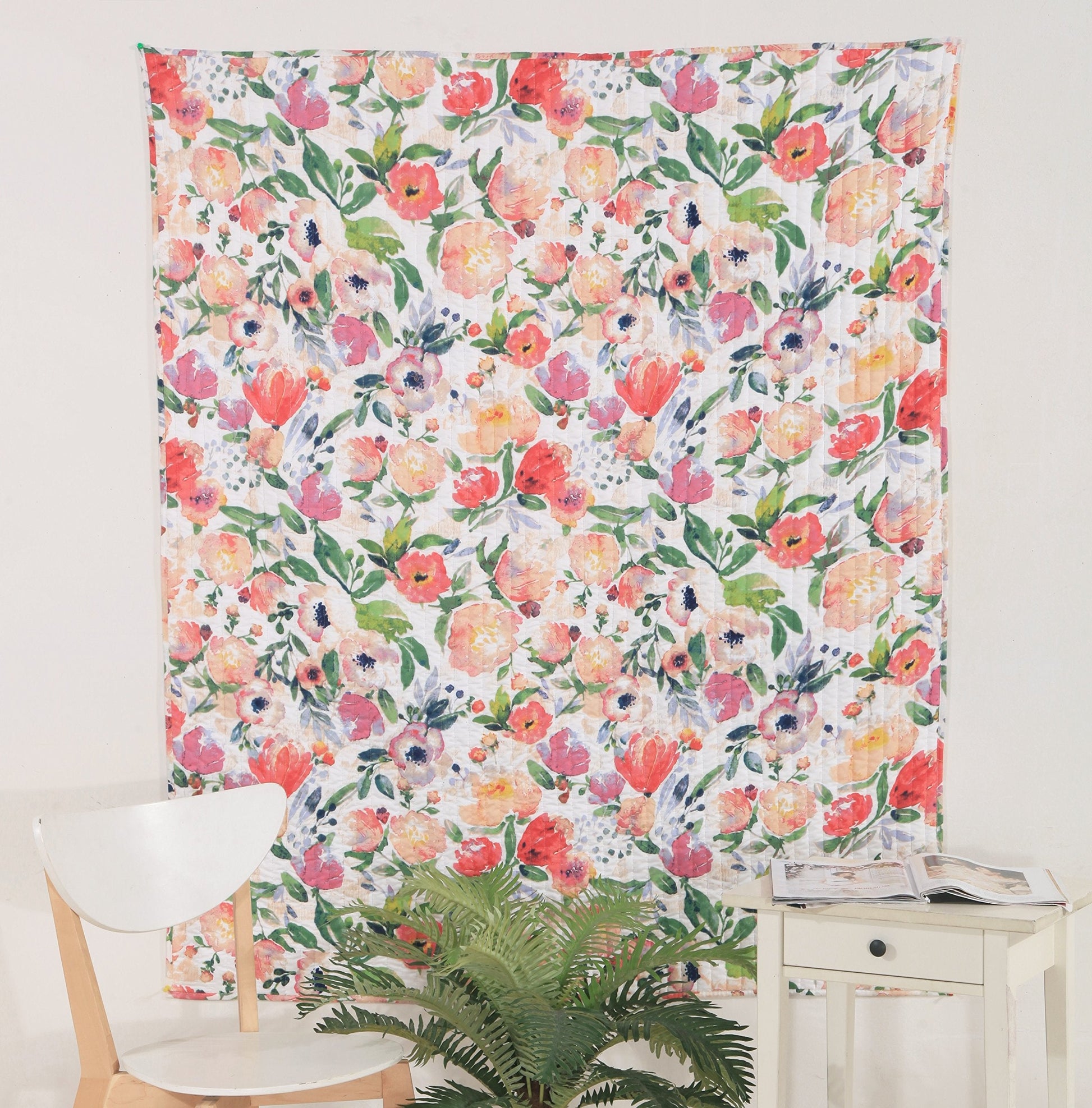 Blossom Throw, Multi 50" x 60"