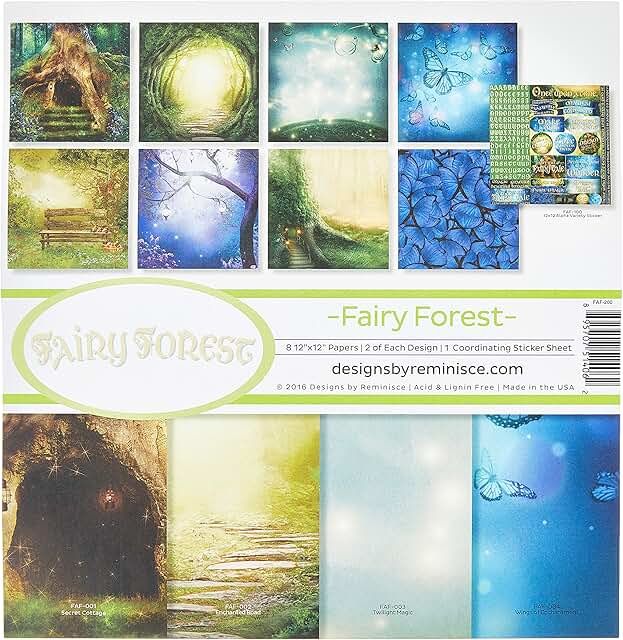 Fairy Forest Collection Kit, Multicolor, 12x12 inches