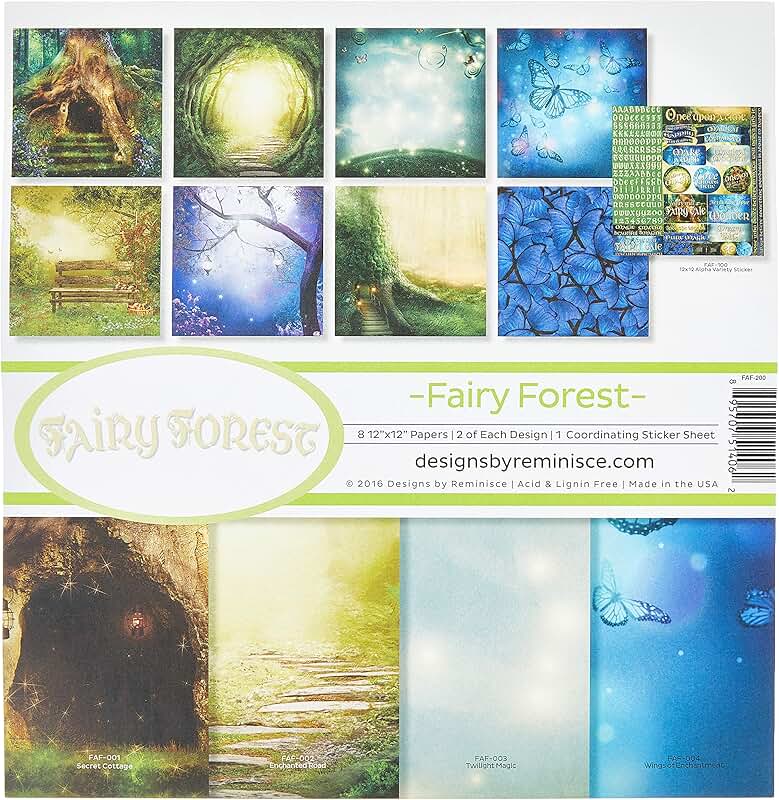 Fairy Forest Collection Kit, Multicolor, 12x12 inches