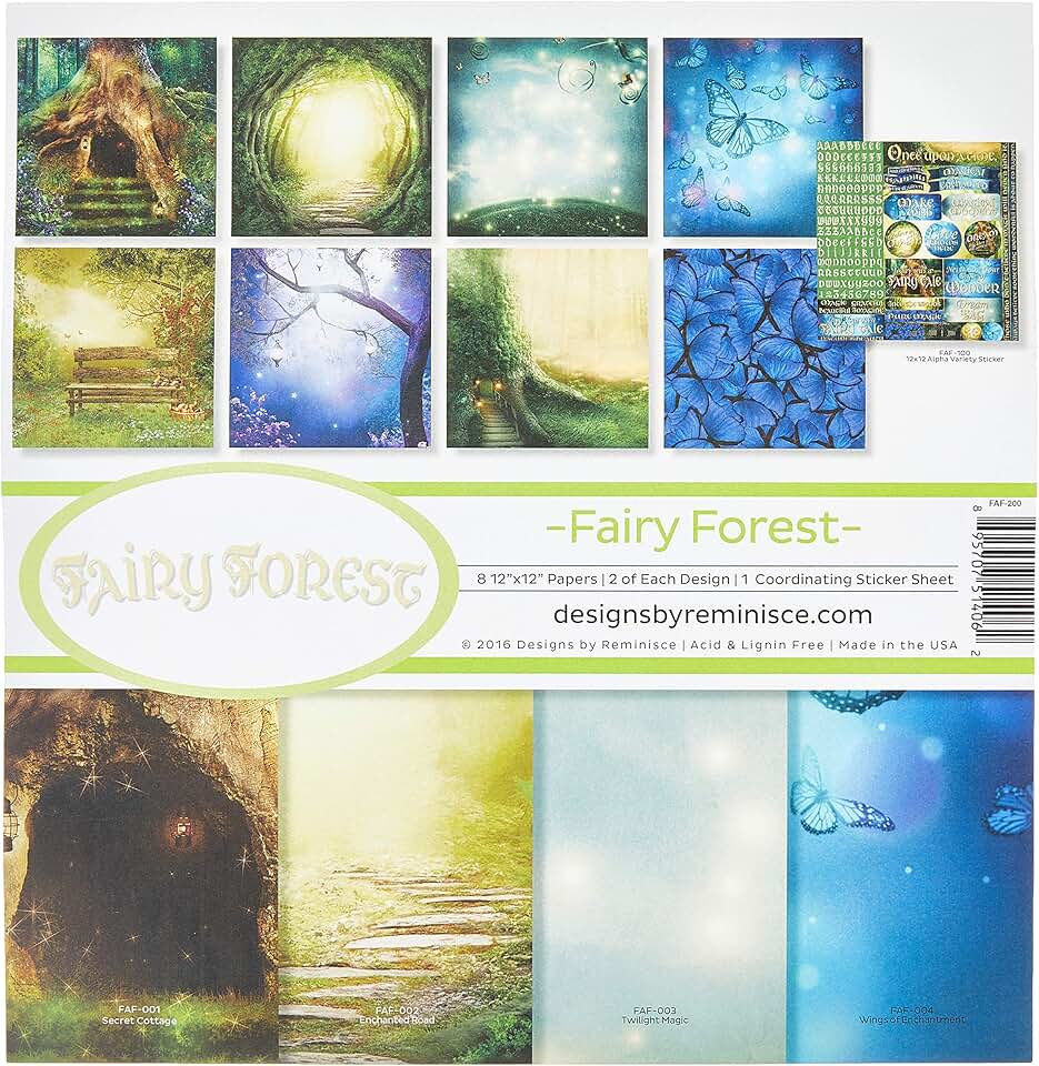 Fairy Forest Collection Kit, Multicolor, 12x12 inches