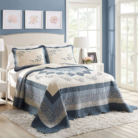 Modern Charlotte Bedspread  Queen