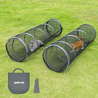 Portable Cat Tunnels and Playpen for Indoor and Outdoor Use