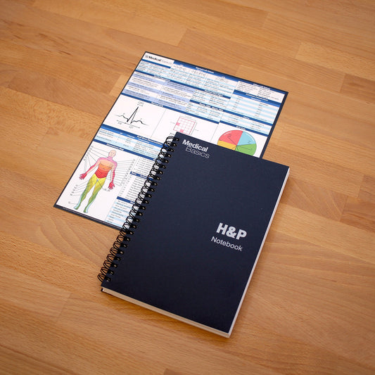 Three Medical History and Physical Notebooks with 100 Templates