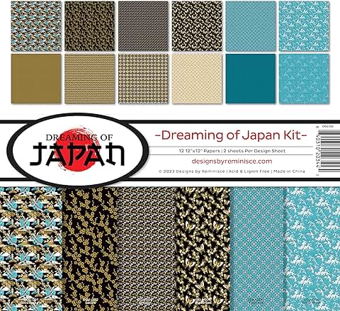 Reminisce Dreaming of Japan Scrapbook Kit