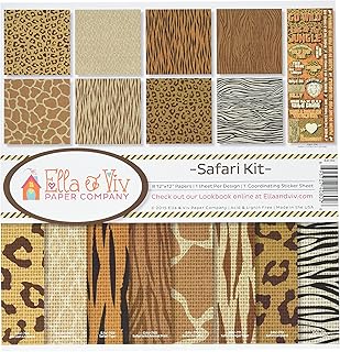 Safari Scrapbook Collection Kit
