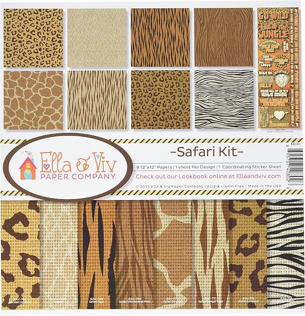 Safari Scrapbook Collection Kit