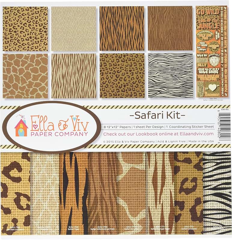Safari Scrapbook Collection Kit
