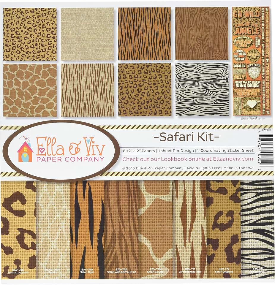 Safari Scrapbook Collection Kit