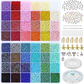 15800+pcs Glass Seed Beads Kit for Jewelry Making