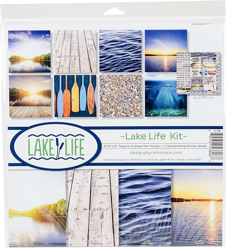 Lake Life Scrapbook Collection Kit 12x12 inches