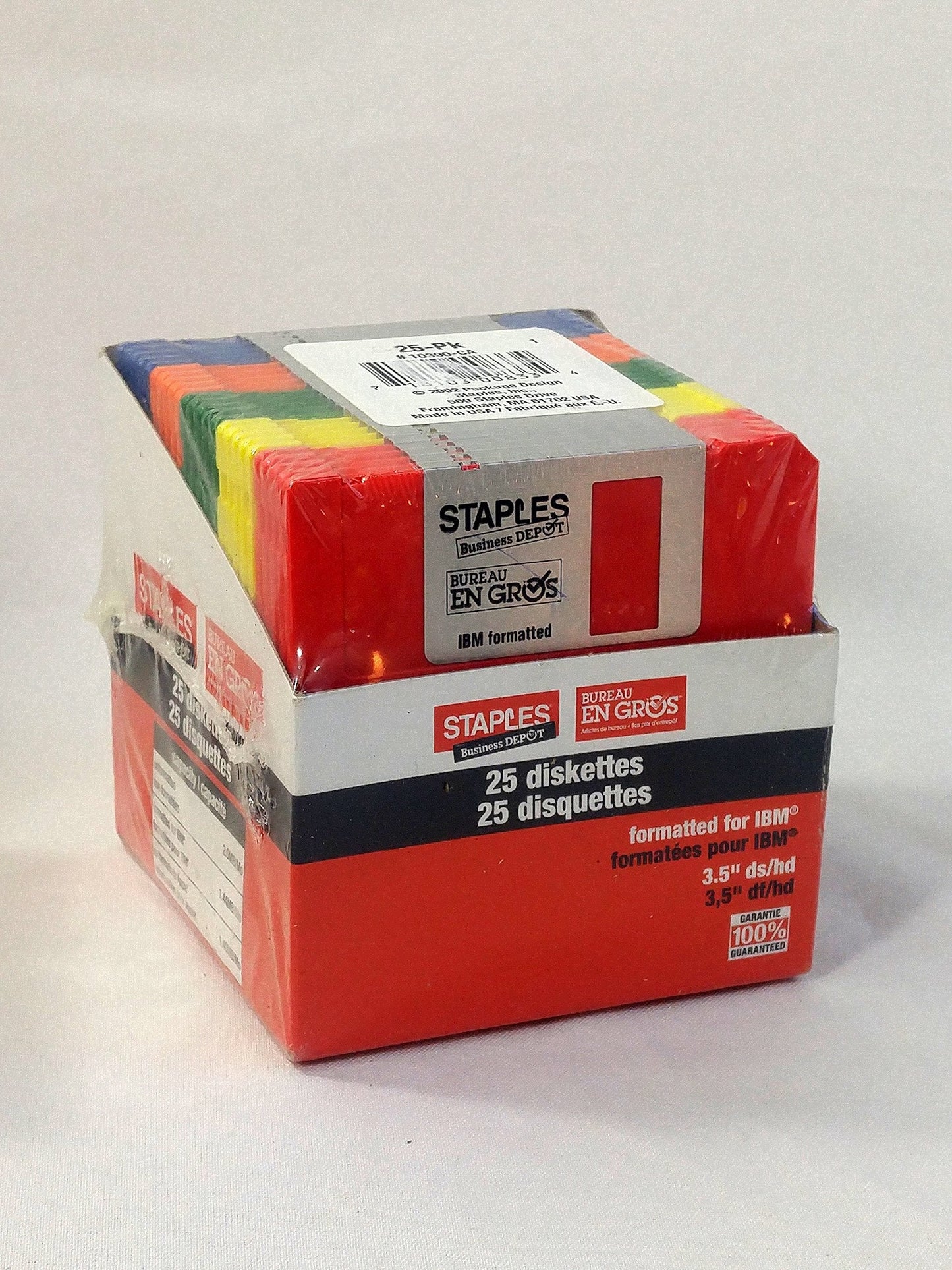 3.5 Inch Diskettes, 25 Pack, 1.44 MB, IBM Formatted by