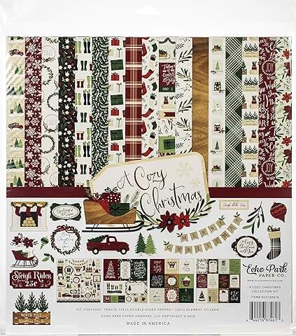 12x12-inch multicolor paper with woodgrain pattern