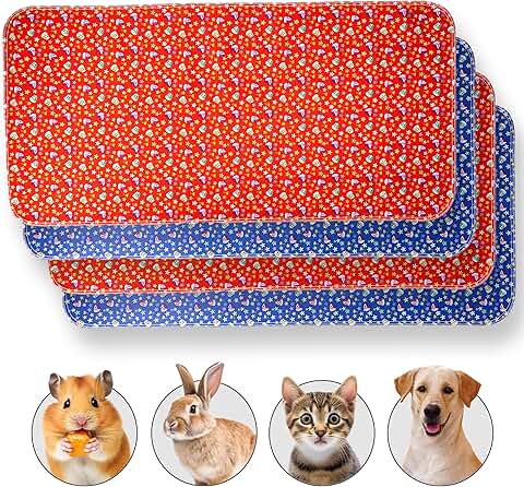 Washable Guinea Pig Cage Liners Pack of 4