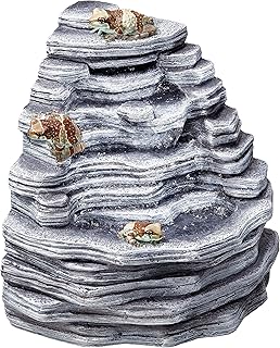 Small reptile terrarium waterfall decor